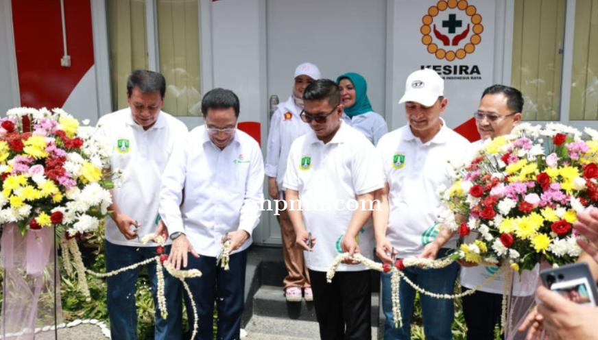 Bupati Tangerang Dampingi Wamenkes Pada Peresmian Pos Modular Kesehatan Merah Putih