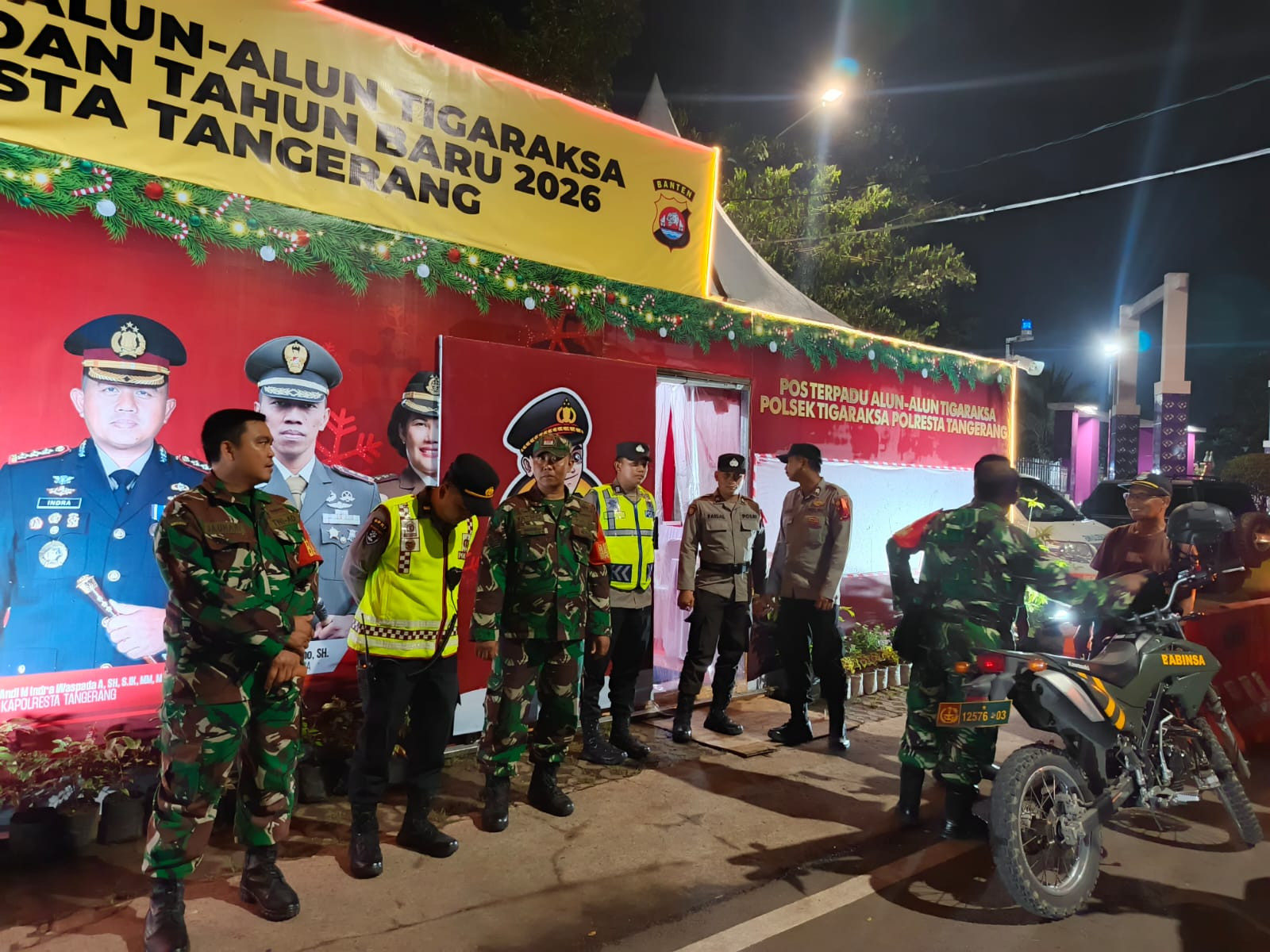 Patroli Malam Kodim 0510/Tigaraksa, Upaya Preventif Jaga Keamanan Lokal